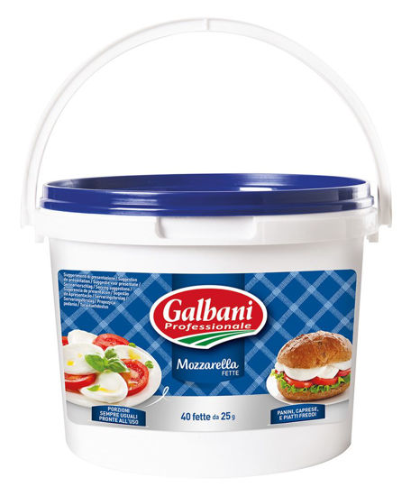 Picture of MOZZARELLA SKIV 25G 4X1KG