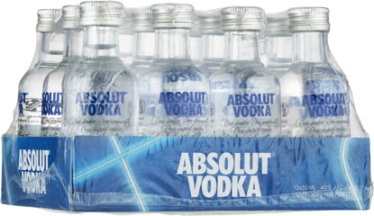 Picture of VODKA ABSOLUT 40% 12X5CL