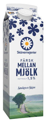 Picture of MJÖLK MELLAN 1,5% 10X1L