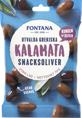 Picture of OLIVER SNACKS KALAMATA 12X70G