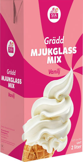 Picture of MJUKGLASSMIX GRÄDD VANILJ 6X2L