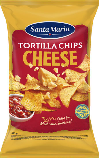 Picture of TORTILLA CHIPS CHEESE  12X475G